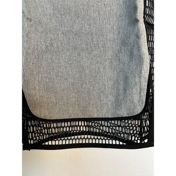 Endless Rose Mesh Panel Bodycon Mini Dress Gray Black – Size Small NWT - Picture 7 of 8